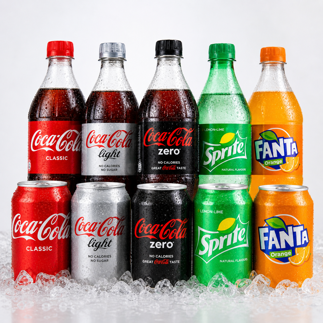 Coca-Cola, Sprite, Fanta και αναψυκτικά